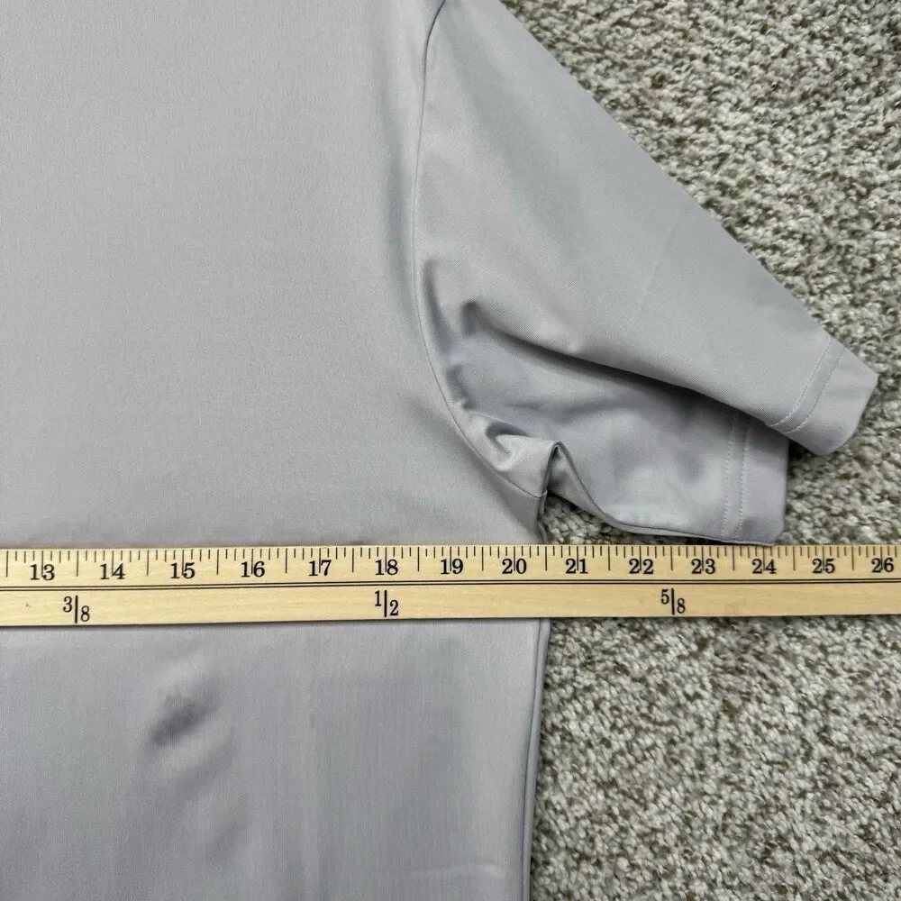 Adidas Polo Shirt Men Small Gray Ultimate Performance Stretch Golf New With Tags